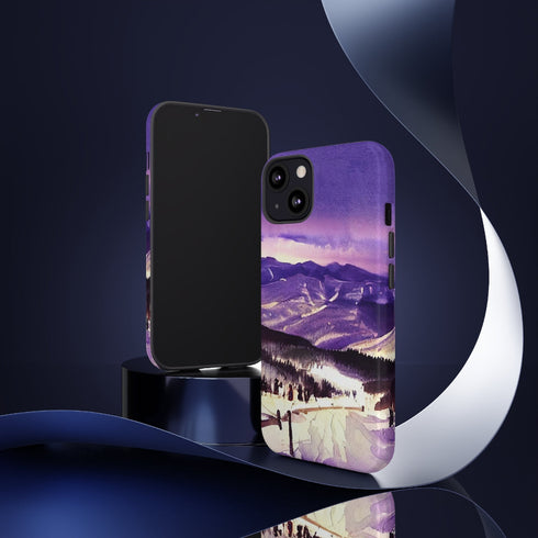 Vail Colorado at Christmas - Impact Resistant Phone Case